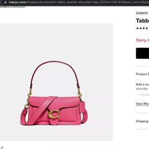 Coach Tabby 26 in Confetti Pink